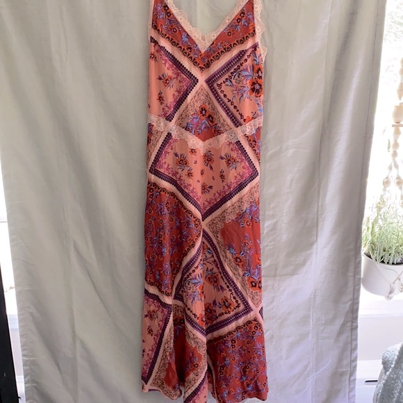 Free People Stevie Printed Maxi Slip By Intimately - Picture 6 of 11